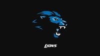 Impresionante Fondo de Pantalla del Logo de los Detroit Lions