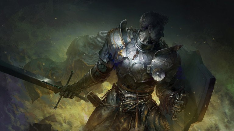 Download Epic Knight Warrior Fantasy Wallpaper