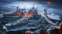 Descarga el impresionante fondo de pantalla de World of Warships