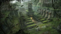 Wallpaper de Arte Conceptual de Tomb Raider Underworld