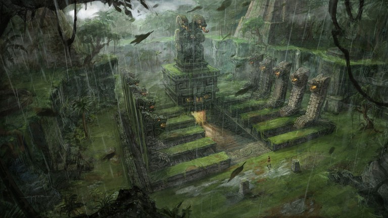 Tomb Raider Underworld Concept Art Wallpaper