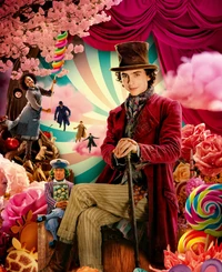 Explora el Mágico Fondo de Pantalla 4K de Wonka con Timothée Chalamet