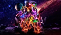 Téléchargez le Fond d'Écran Épique d'Avengers Infinity War