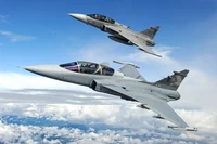 Explora nuestra colección de fondos de pantalla del Saab Gripen NG