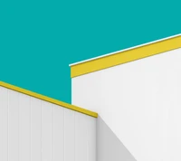 Impresionante fondo en teal y amarillo