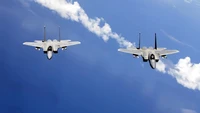 Fondo de Pantalla Impresionante de F-15 Eagle y Aviones de Caza