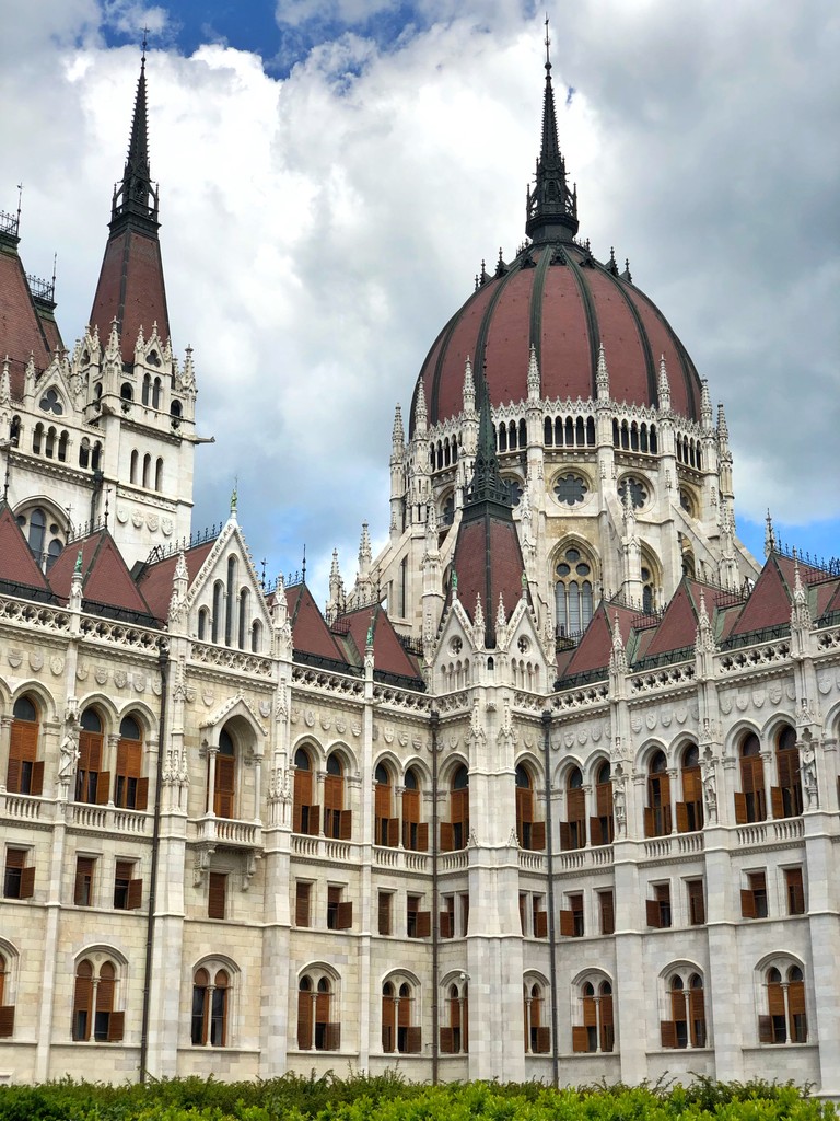 Explore the Majestic Hungarian Parliament Building Wallpaper