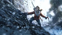 Fond d'Écran de Rise of the Tomb Raider - Lara Croft en Action