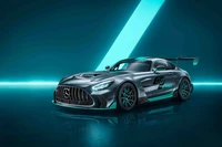 Fond d'Écran Mercedes AMG GT2 Pro 5K – Idéal pour les Amateurs de Voitures