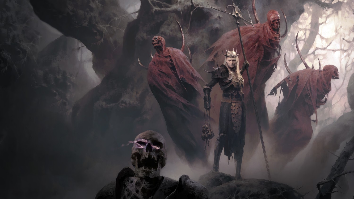 Diablo IV Necromancer Wallpaper: Unleash the Dark Power