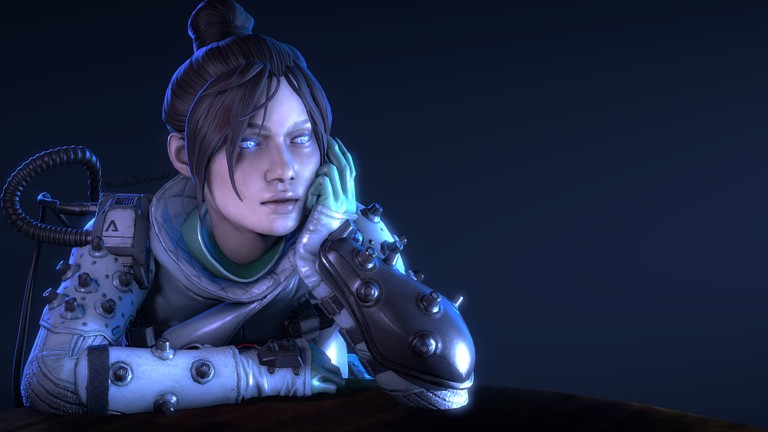 Download the Striking Wraith Wallpaper from Apex Legends