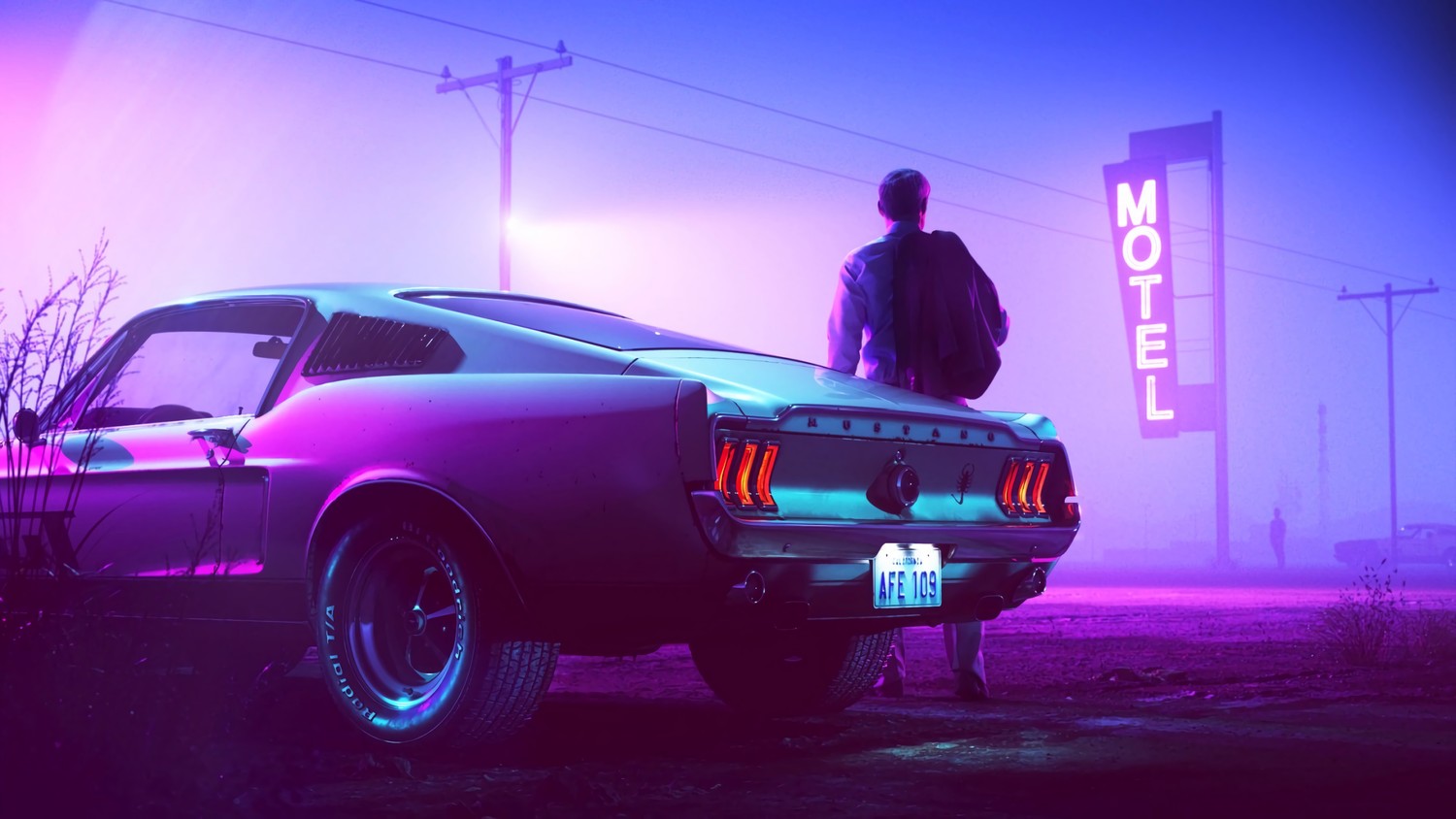 Explora nuestro vibrante fondo de pantalla de Ford Mustang Fastback