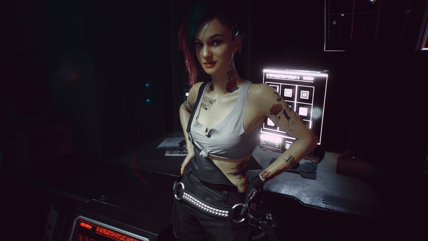 Download Stunning 4K Judy Alvarez Wallpaper from Cyberpunk 2077