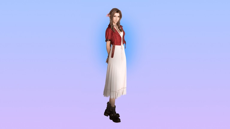 Aerith Gainsborough Wallpaper from Final Fantasy VII Remake