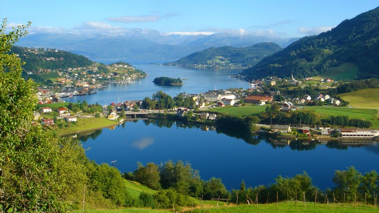 Explore the Beauty of a Serene Fjord Landscape