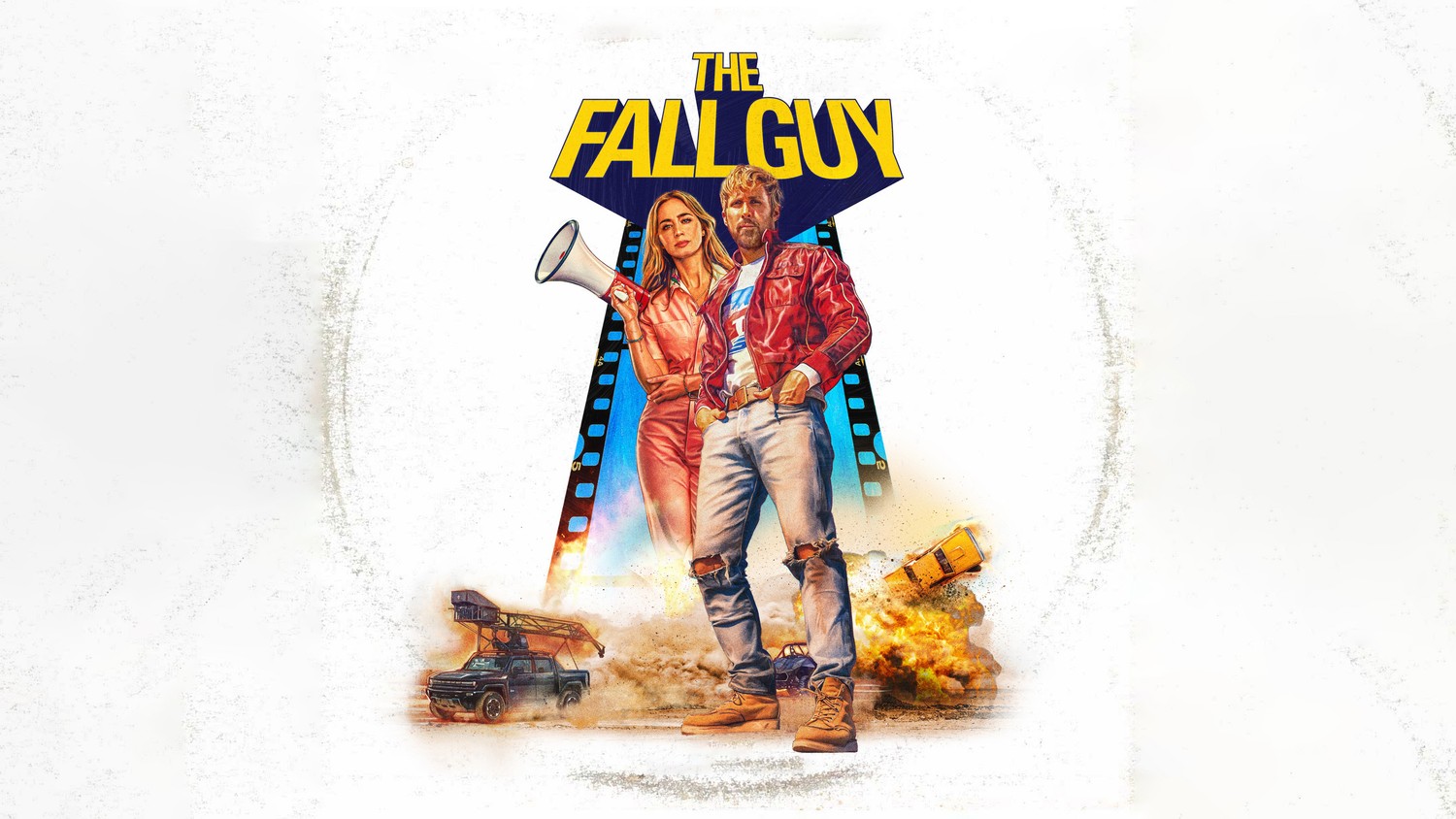 Download The Fall Guy 4K Wallpaper Featuring Ryan Gosling and Emily Blunt