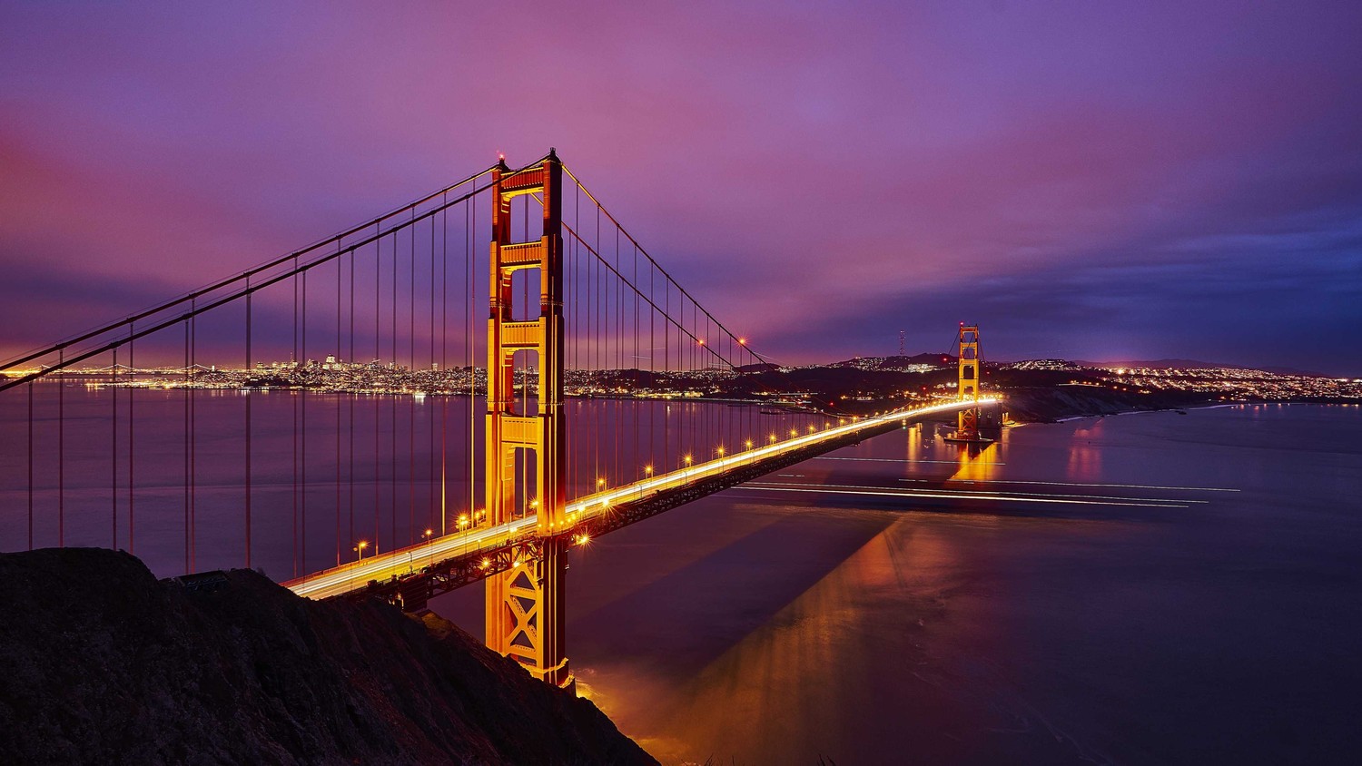 Breathtaking Golden Gate Bridge at Dusk