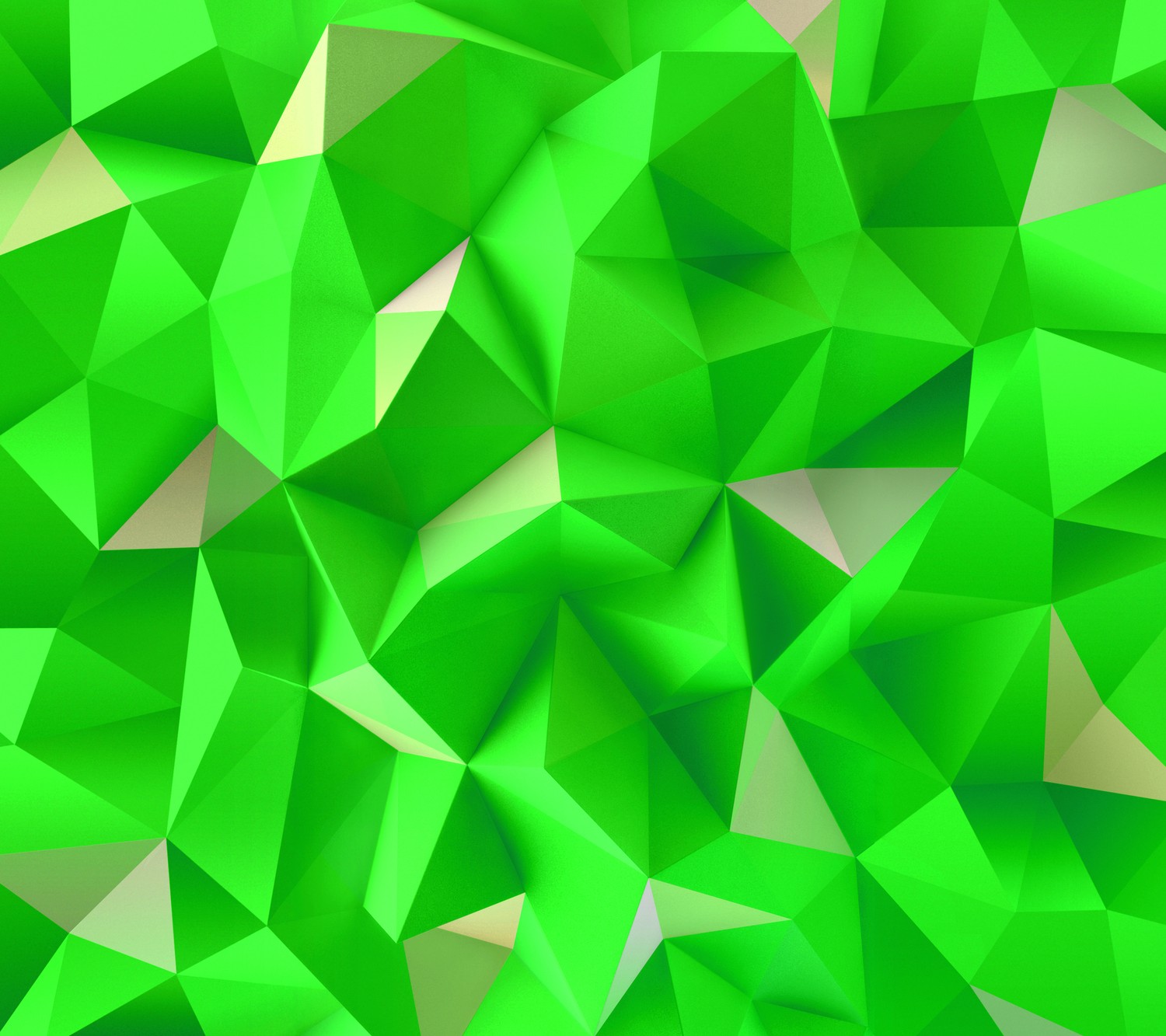 Stunning Green Geometric Pattern Wallpaper