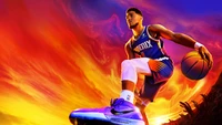 NBA 2K23: Fondo de pantalla 4K de Devin Booker