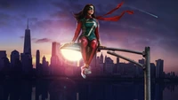 Iman Vellani como Kamala Khan en Ms. Marvel - Fondo de pantalla en 4K