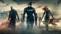 Captain America: The Winter Soldier - Téléchargement de fond d'écran HD