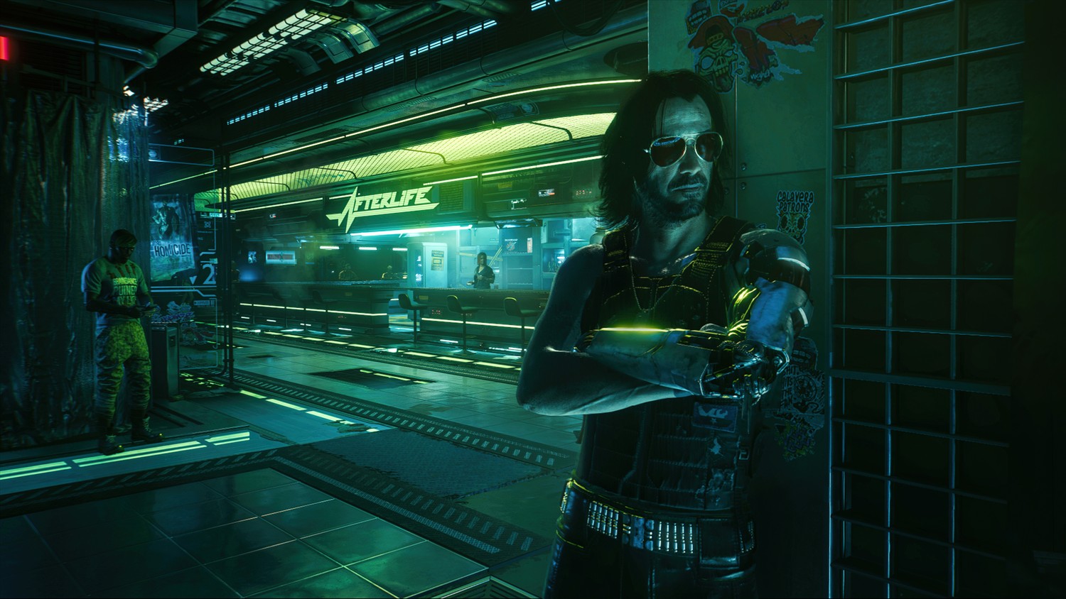 Explore the Iconic Johnny Silverhand Wallpaper from Cyberpunk 2077