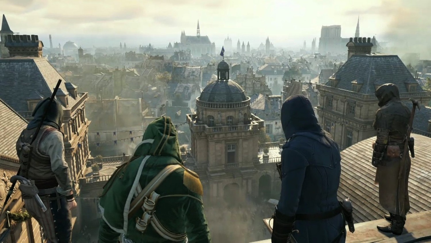 Assassin's Creed III Arno Dorian Wallpaper - A Stunning Metropolis View