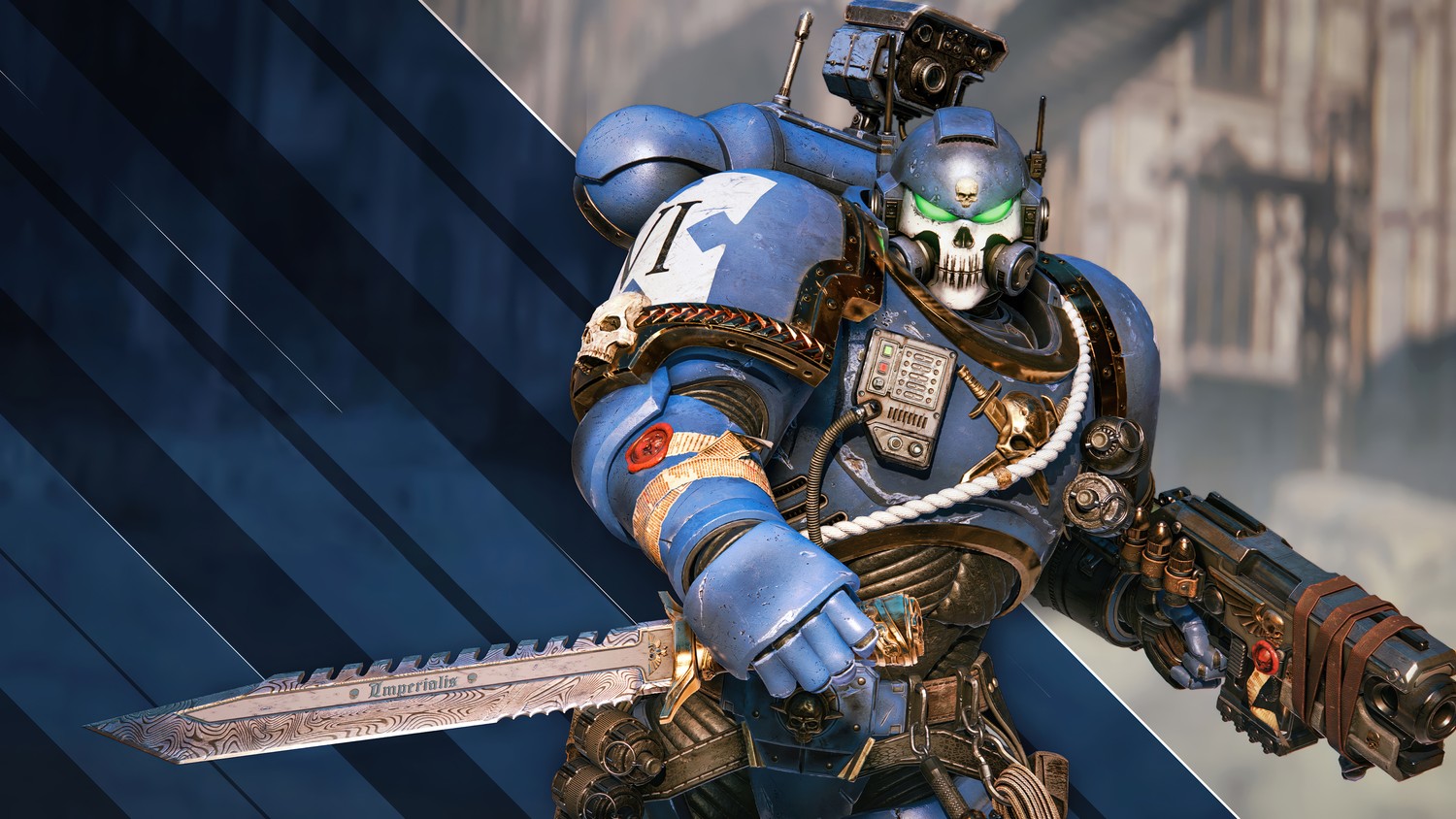 Fond d'écran immersif Warhammer 40000 Space Marine 2