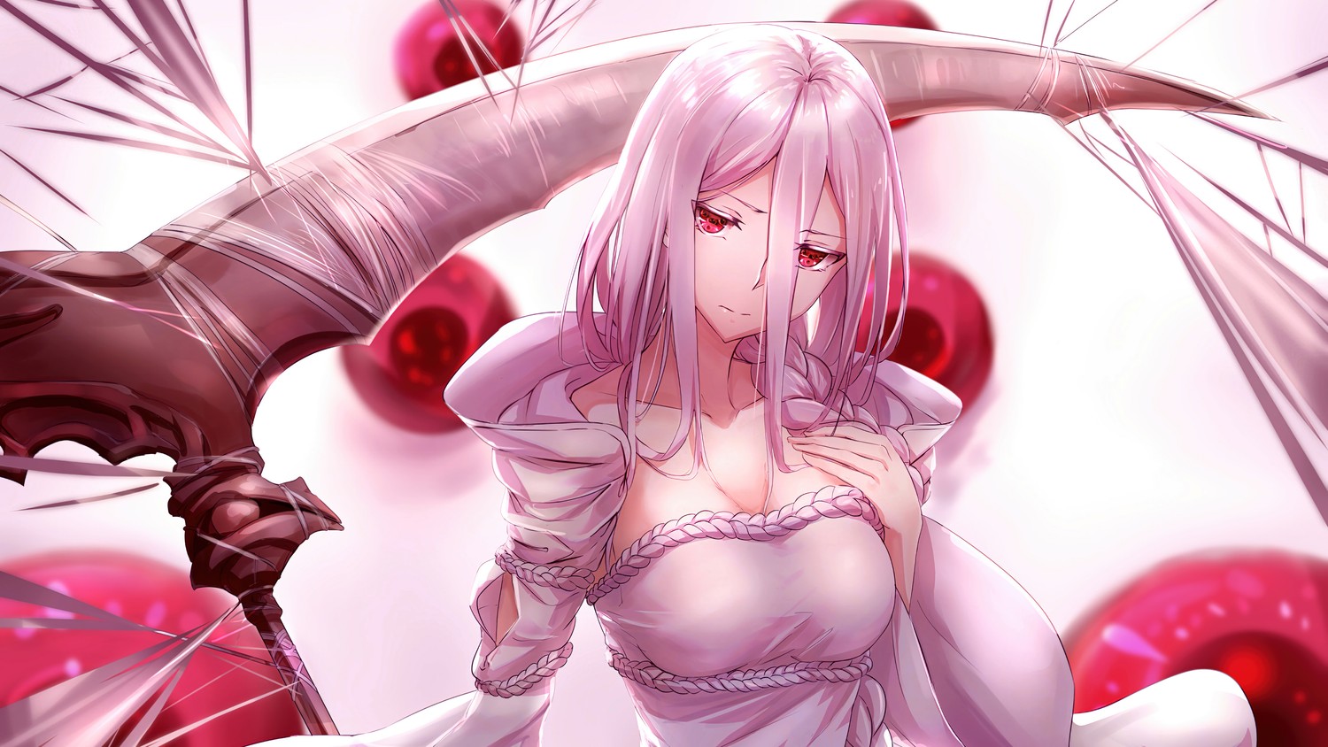 Explore the Beautiful Shiraori Wallpaper from Kumo Desu ga Nani ka