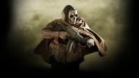 Call of Duty Modern Warfare Wallpaper Featuring Ghost