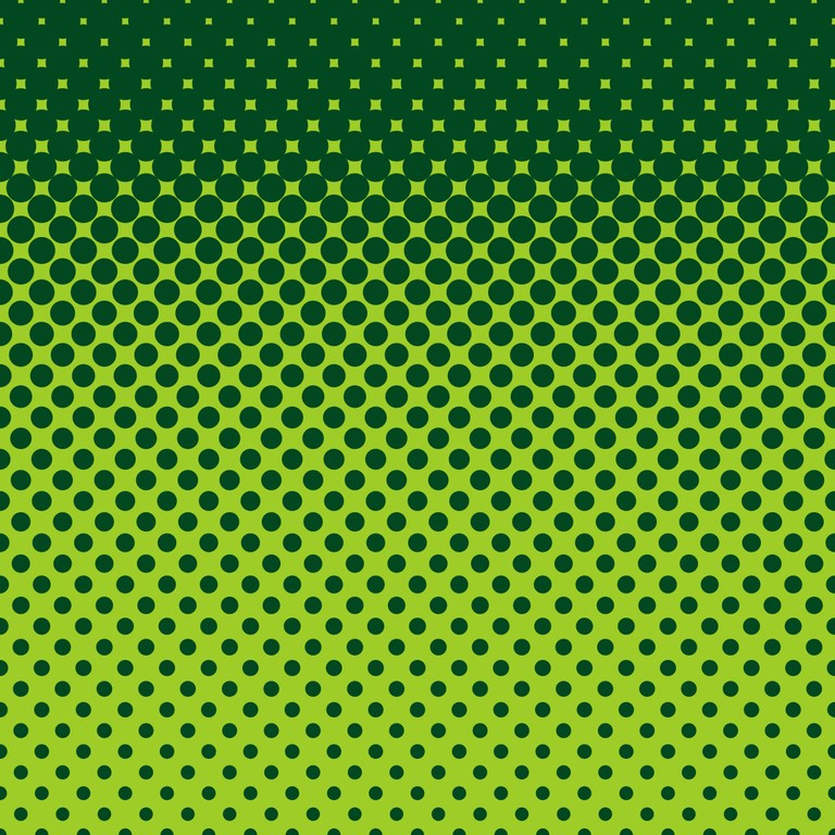 Green Polka Dot Pattern Wallpaper