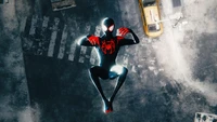 Miles Morales - Fondo de pantalla del Spider-Verse de Marvel para PS5