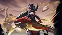 Téléchargez l'époustouflant fond d'écran Irelia de League of Legends