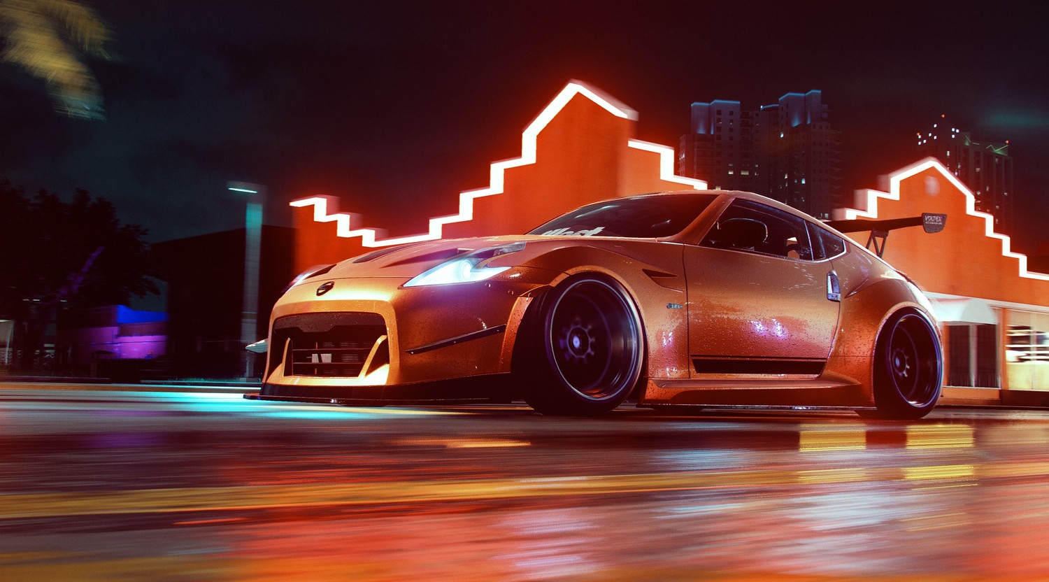 Fond d'écran Nissan 370Z de Need for Speed Heat en 4K