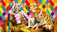 Harley Quinn & Hyena Wallpaper from Birds of Prey (2020)