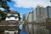 Reflejo Asombroso de la Arquitectura de Tokio