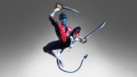 Fondo de Pantalla de Nightcrawler en Acción - Marvel Ultimate Alliance 3