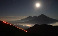 Découvrez la Beauté du Volcan Pacaya la Nuit