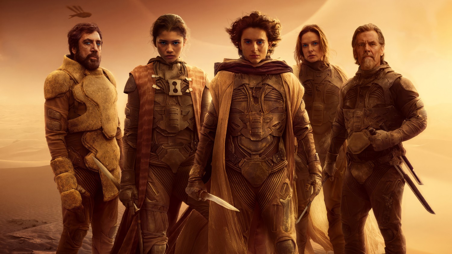 Download Dune Part 2 Wallpaper Featuring Paul Atreides and Chani