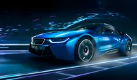 Découvrez le Fond d'Écran Futuriste BMW i8