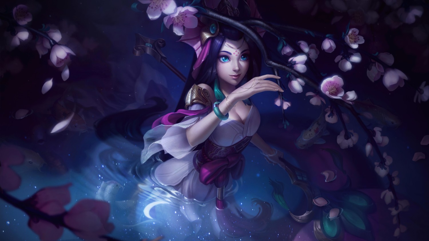 Fond d'écran Nami : Art éblouissant de League of Legends