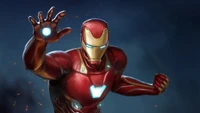 Fond d'Écran Iron Man : Libérez la Puissance du Héros Marvel