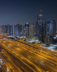 Descargar hermoso fondo de pantalla de ciudad nocturna