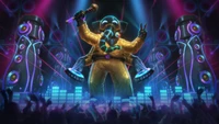 Stunning Ganesha-Inspired Concert Wallpaper