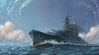 Download Incredible Wallpaper of Japanese Battleship Yamato