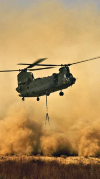 Impresionante Fondo de Pantalla del Helicóptero Boeing CH-47 Chinook