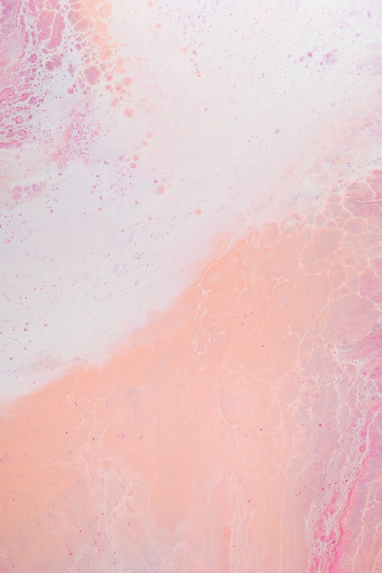 Download Stunning Pink and Peach Abstract Wallpaper