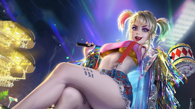 Download Stunning Harley Quinn Wallpaper from Birds of Prey