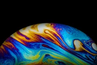 Explore the Vibrant Beauty of Colorful Soap Bubble Art