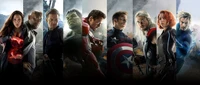 Marvel Cinematic Universe Wallpaper Featuring The Avengers